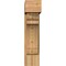 Ekena Millwork Olympic Block Rough Sawn Bracket w/ Offset Brace, Western Red Cedar, 8"W x 22"D x 34"H BKT0806X22X34OLY05RWR - alternate 2